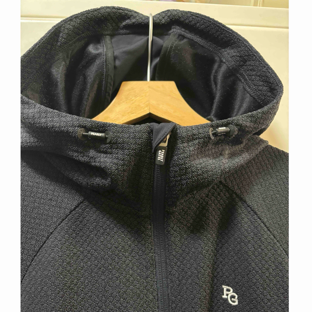 PEARLY GATES - パーリーゲイツダイヤニットジャガード濃紺ワンピース