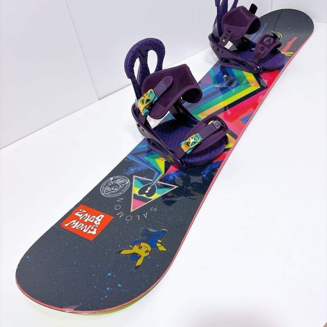 初心者おすすめ 】 Burton サロモン スノーボード セット 146cm
