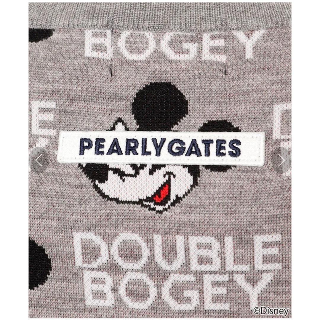 PEARLY GATES - 【パーリーゲイツ】ミッキーDOUBLE BOGEY クルーネック