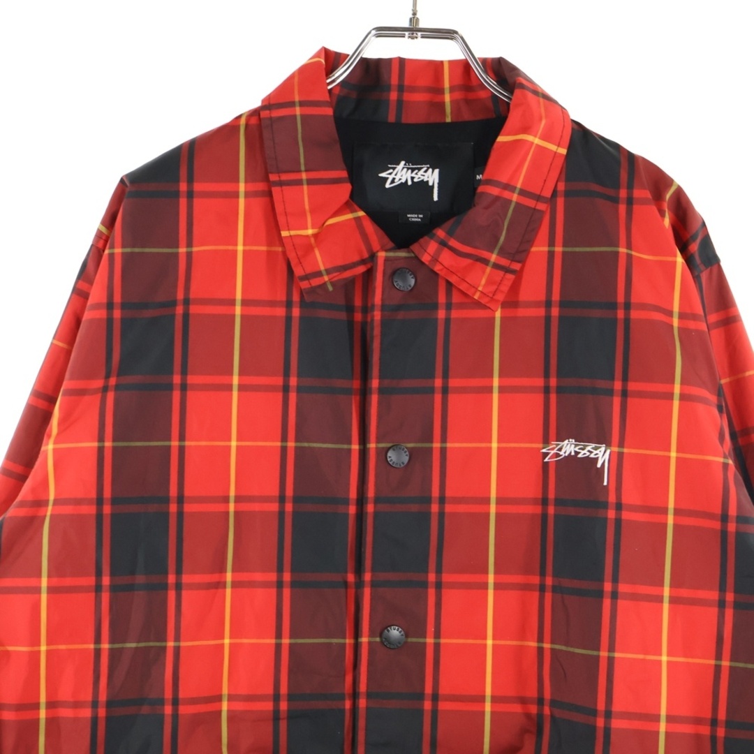 STUSSY - STUSSY ステューシー チェック柄 ポリエステル スナップ