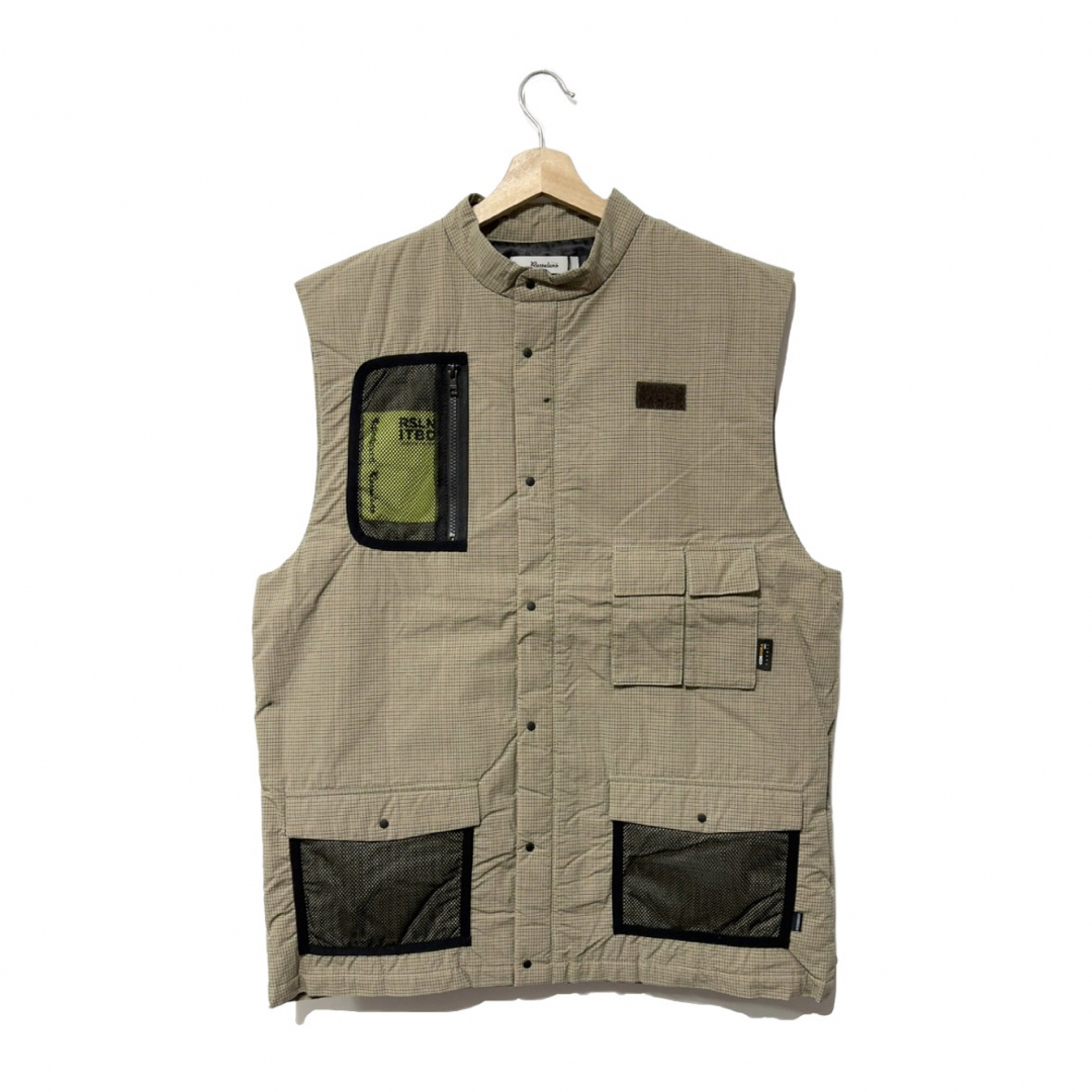 インターブリード ラッセルノ ゴルフ コーデュラ 中綿ベスト ベージュ