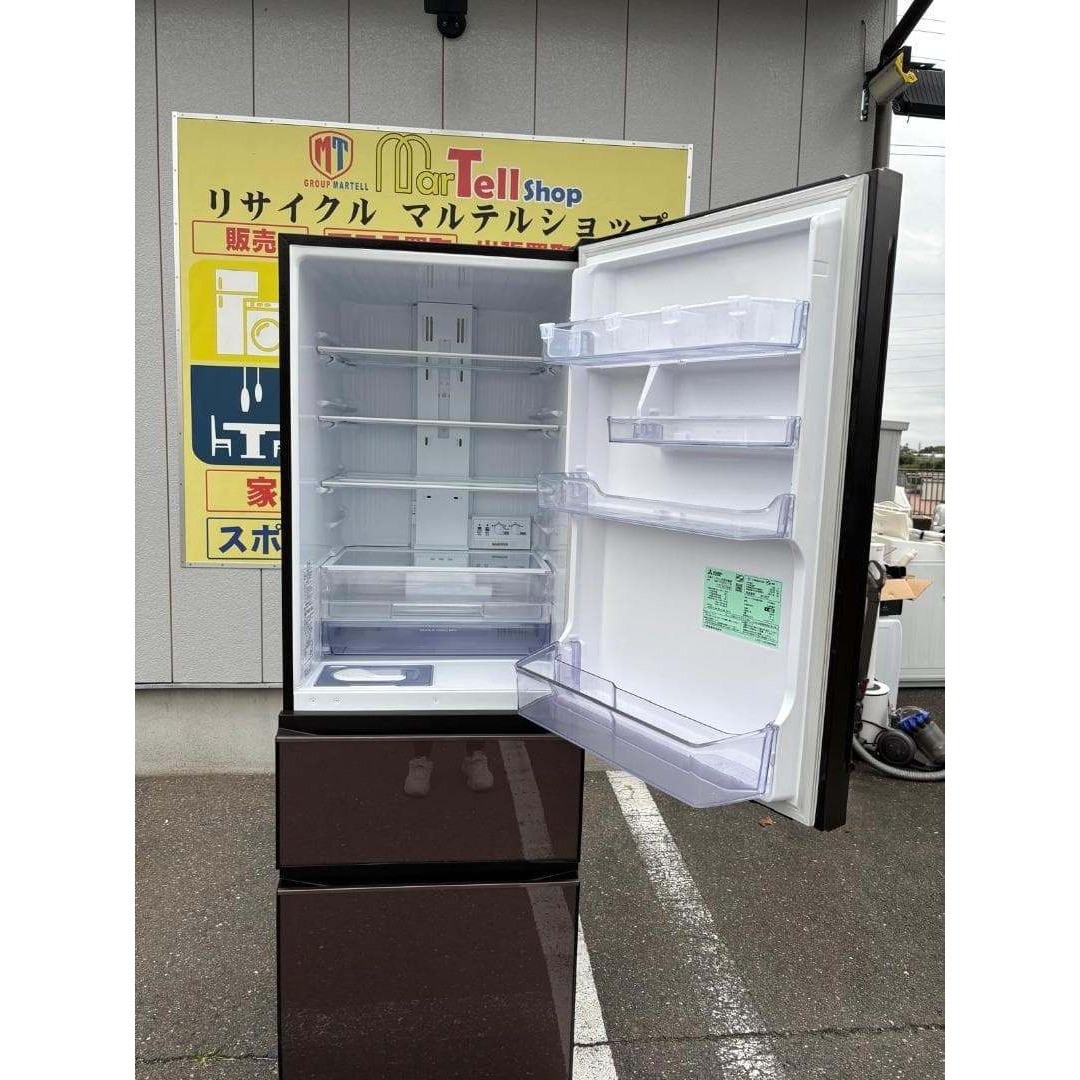 三菱電機 - MITSUBISHI 冷蔵庫 MR-CG37E-T 365L 2019年製の通販 by は