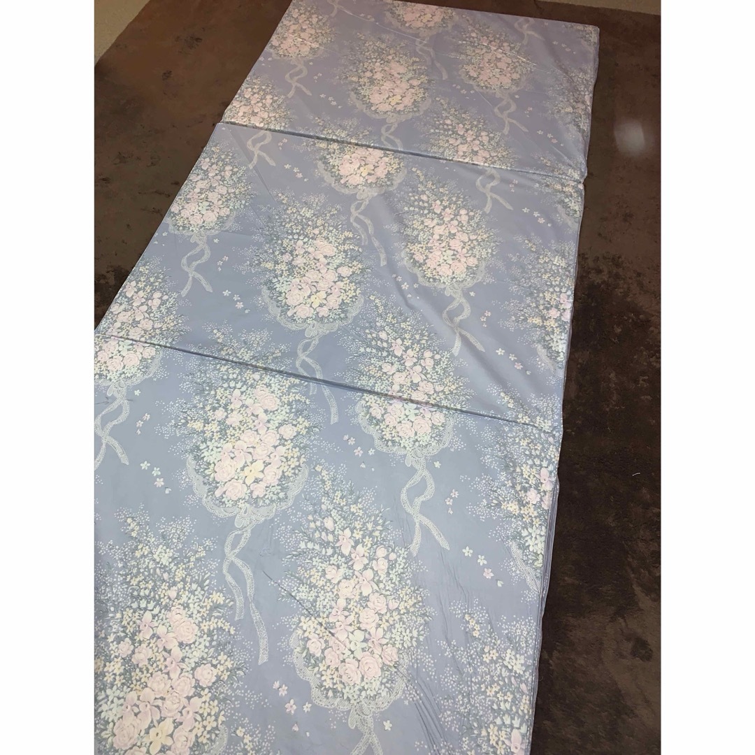 西川 - 西川綿100%生地使用！シングル硬質三つ折りマットレスで体圧を