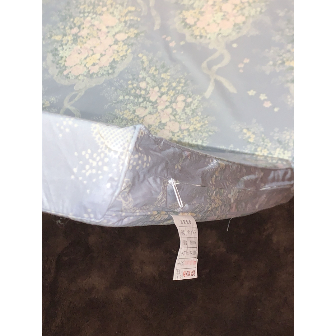 西川 - 西川綿100%生地使用！シングル硬質三つ折りマットレスで体圧を