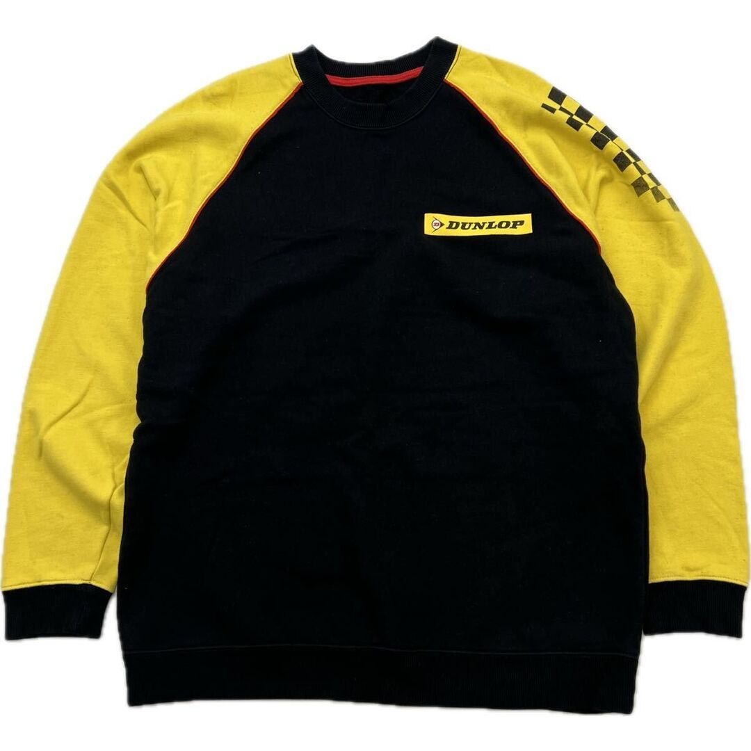 DUNLOP - DUNLOP ☆ レーシング スウェット トレーナー ブラック