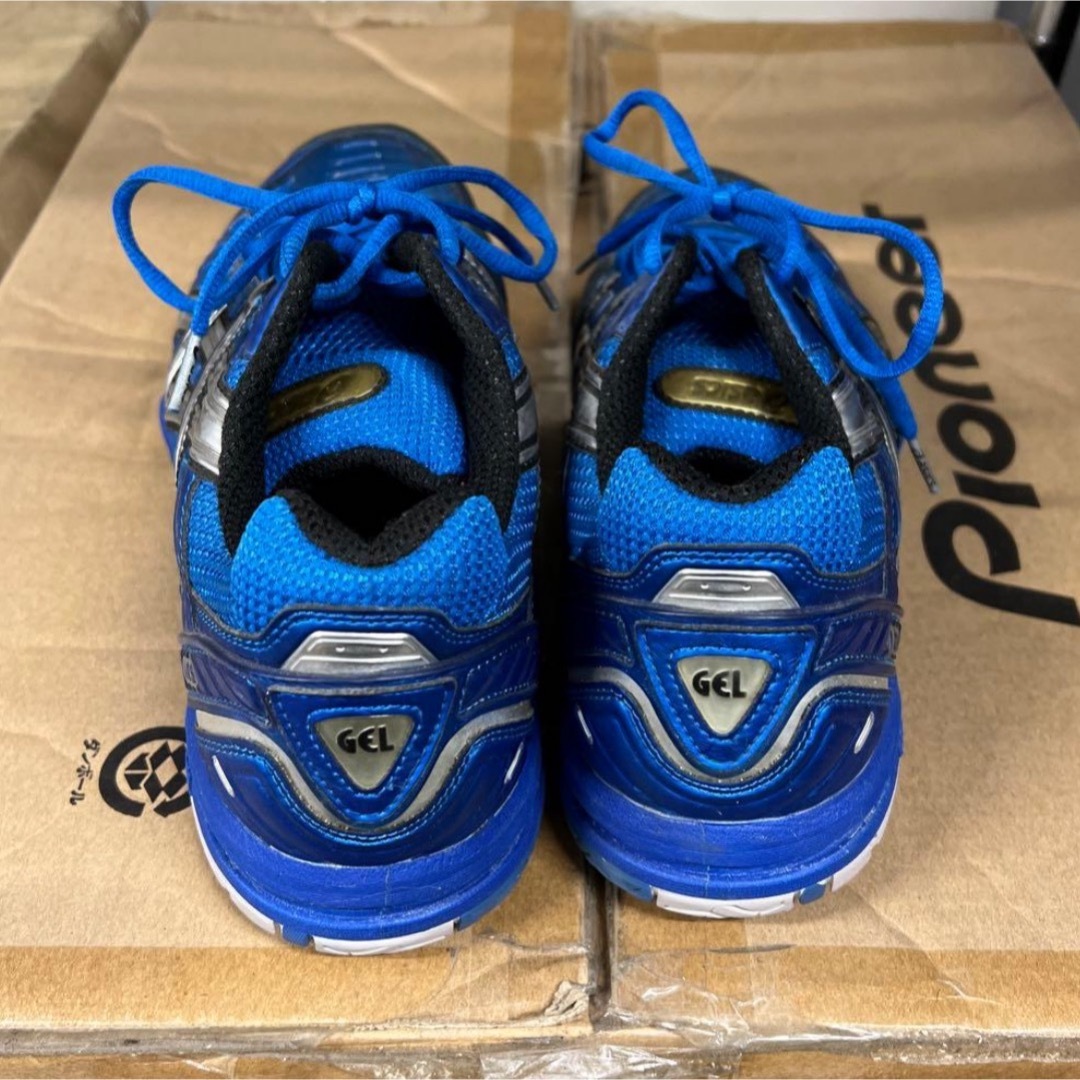 asics - ゲルレゾリューション4 ASICS GEL テニスシューズ 青の通販 by