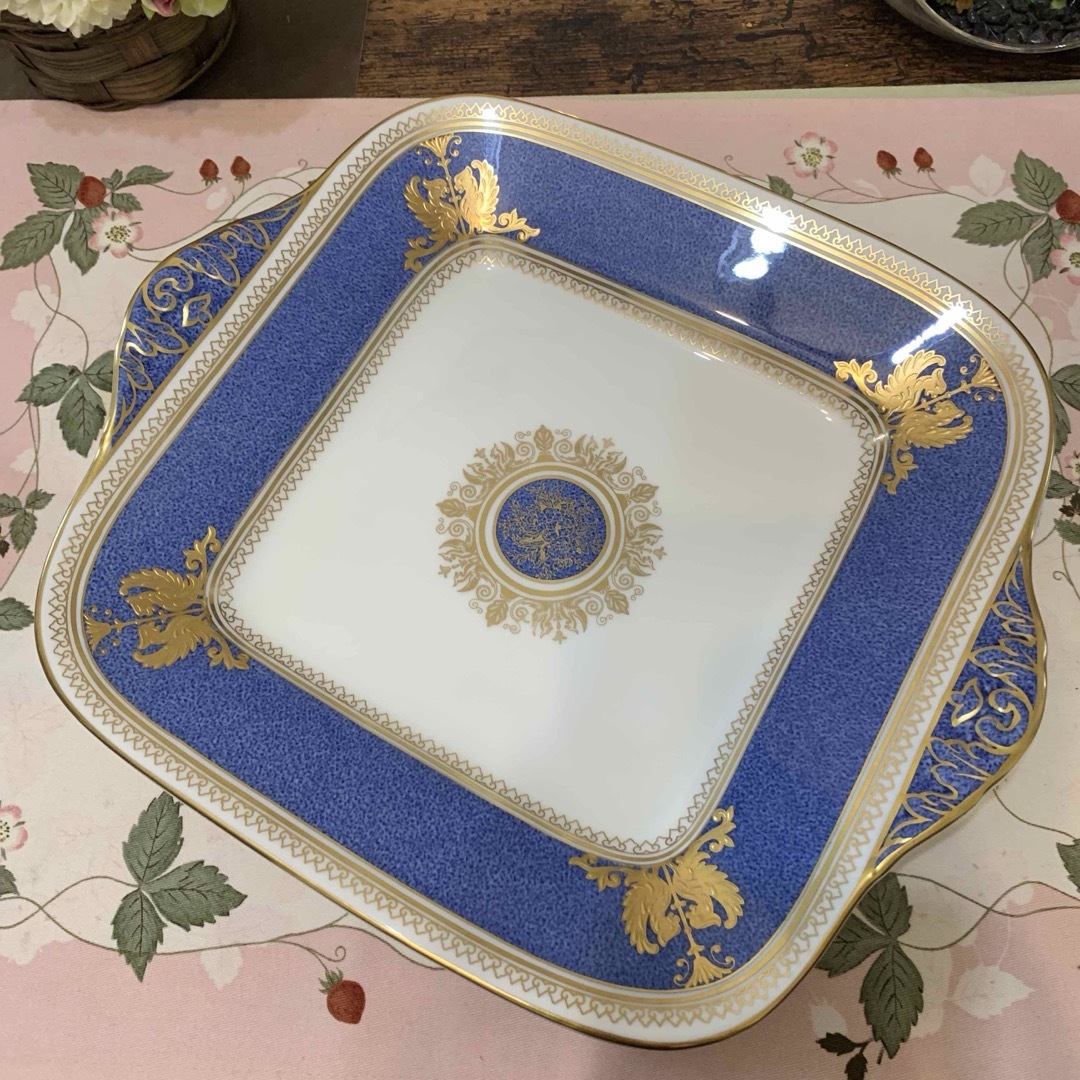 WEDGWOOD - ウェッジウッド コロンビア パウダー ブルー bbプレート