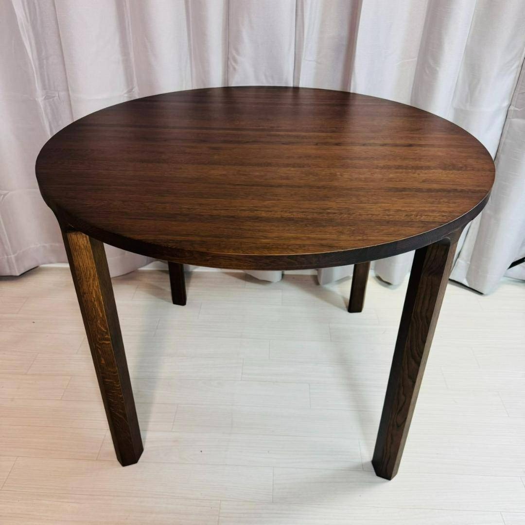 カリモク家具 - 美品 カリモク HARU ダイニングテーブル 円形 950Wの