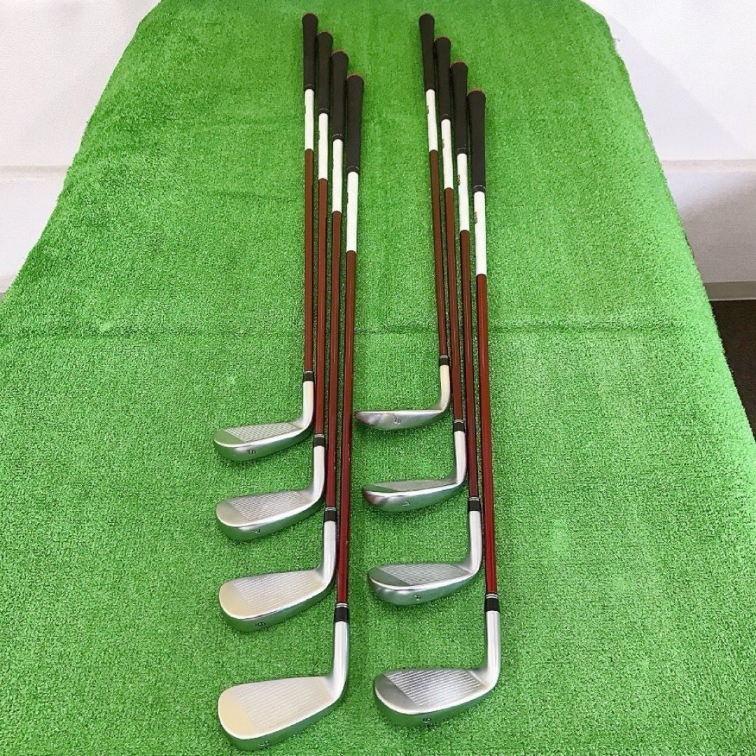 TaylorMade - チ85☆テーラーメイド R9 MAX 8本アイアンセット S 純正