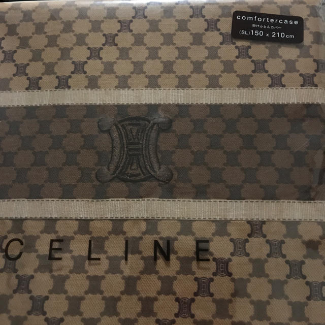 セリーヌ掛け布団カバー SL シングルロング マカダム C柄 CELINE