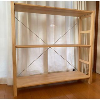 MUJI (無印良品) - パルプボードボックス・フリーラック／ベージュ 幅