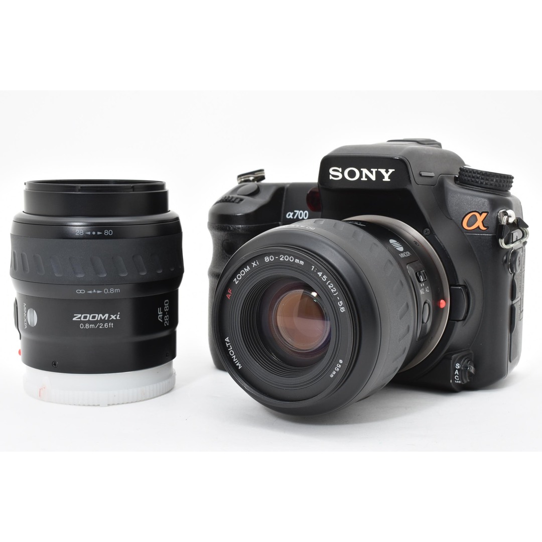 美品 Sony a700 ダブルレンズセット iPhone転送OK #9446