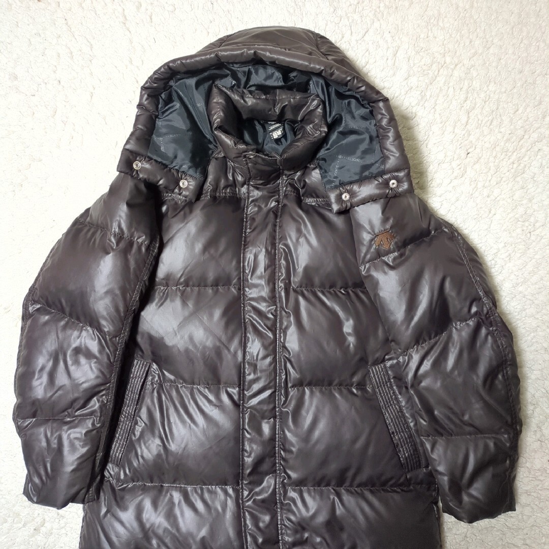 DESCENTE - 美品 デサント スーパーロング ダウンコート ベンチコート