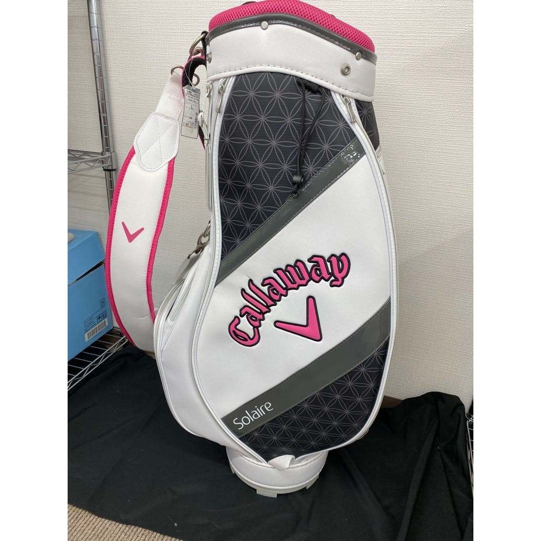 Callaway Golf - Callaway キャディバッグ ホワイト/グレー/ピンクの