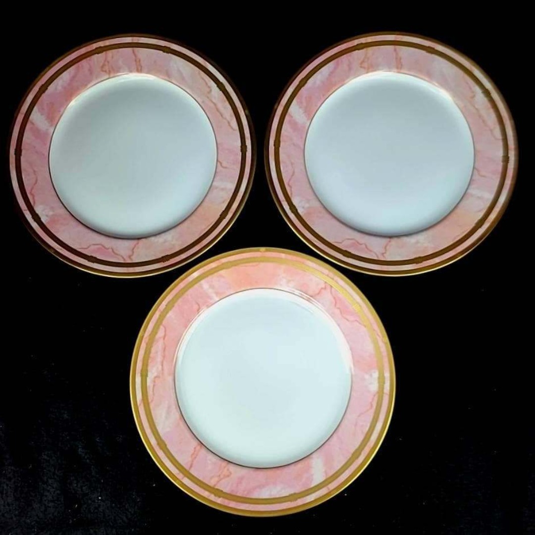 良品/Dior マーブルローズ ディナープレート 6枚 大皿の通販はau PAY