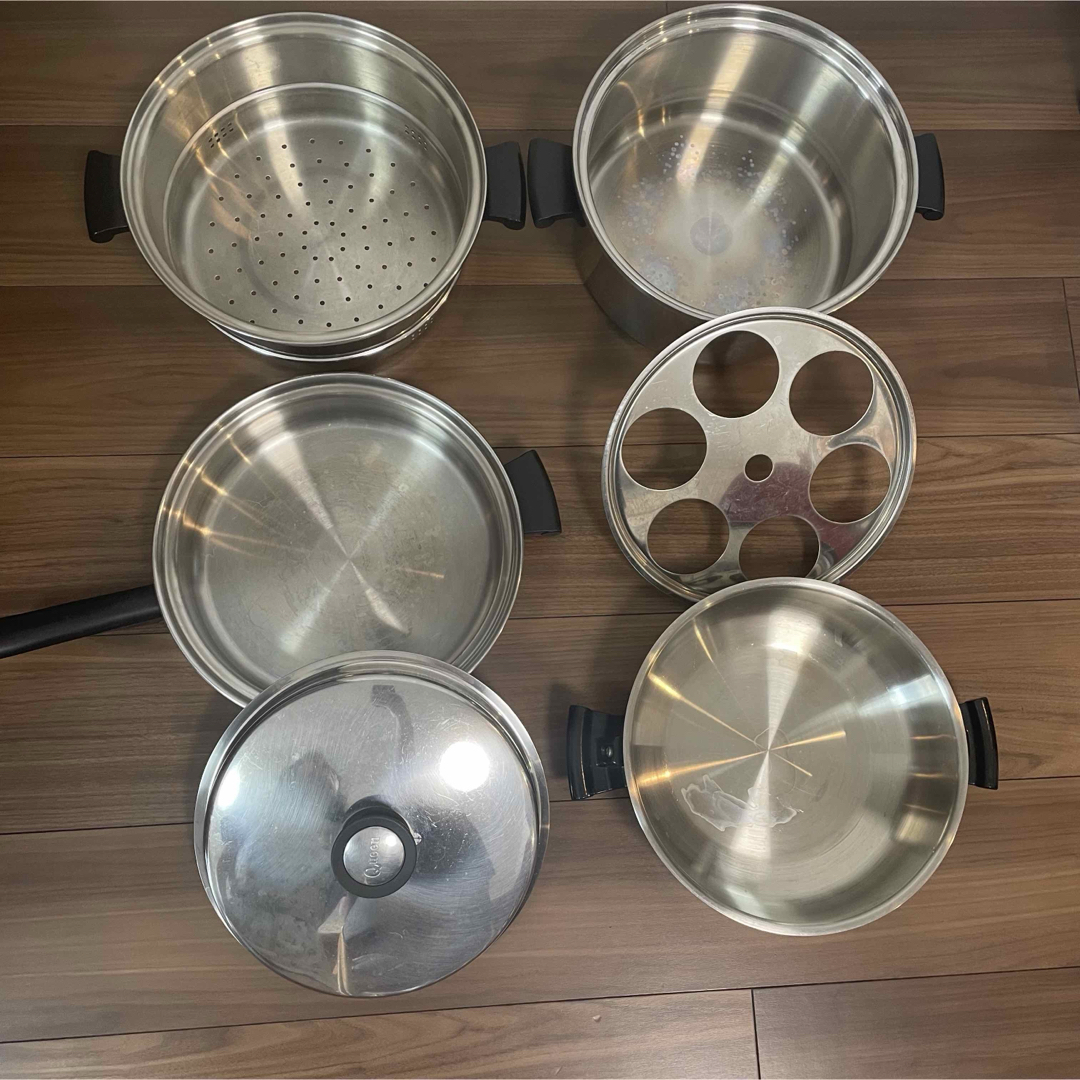 Amway - アムウェイ Amway クイーンクックウェア 鍋 フライパン 蒸し器