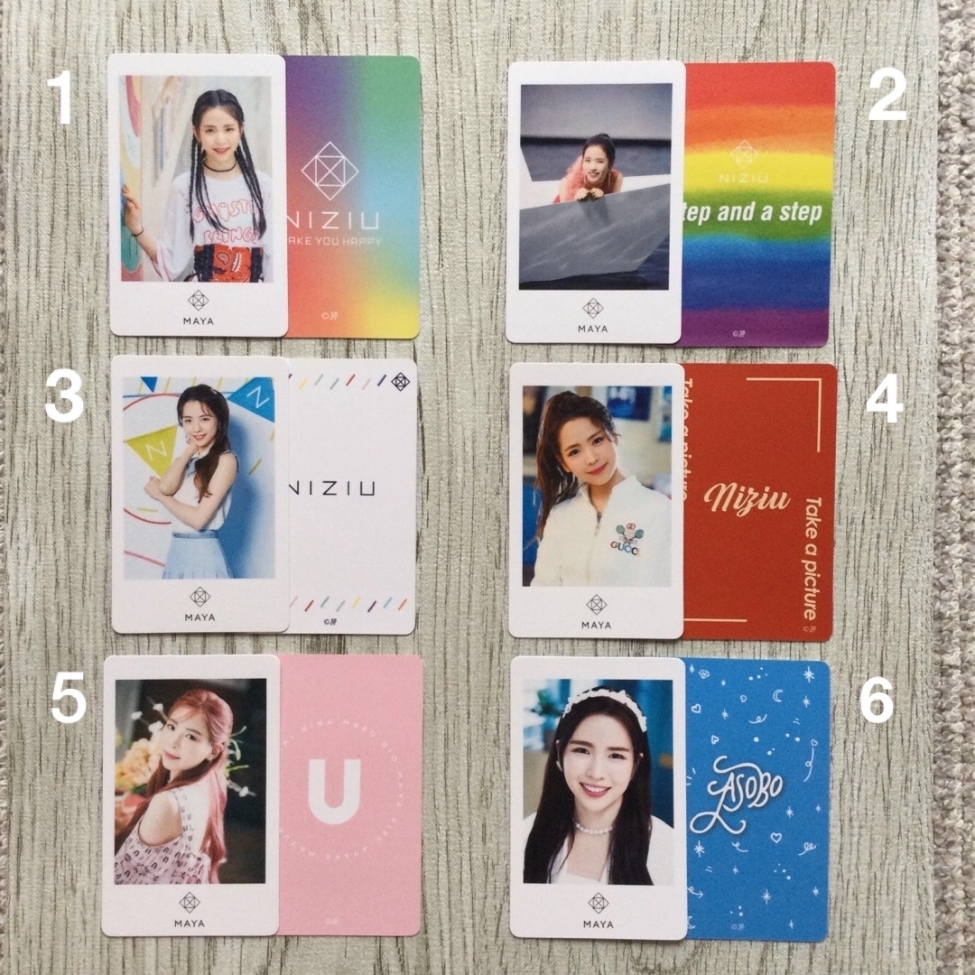 NiziU - NiziU マヤ フォトカード WithU ニジュー maya トレカ