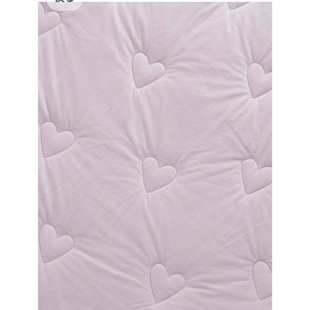 gelato pique - gelatopique sleep ハートキルト 敷きパッド ダブルの