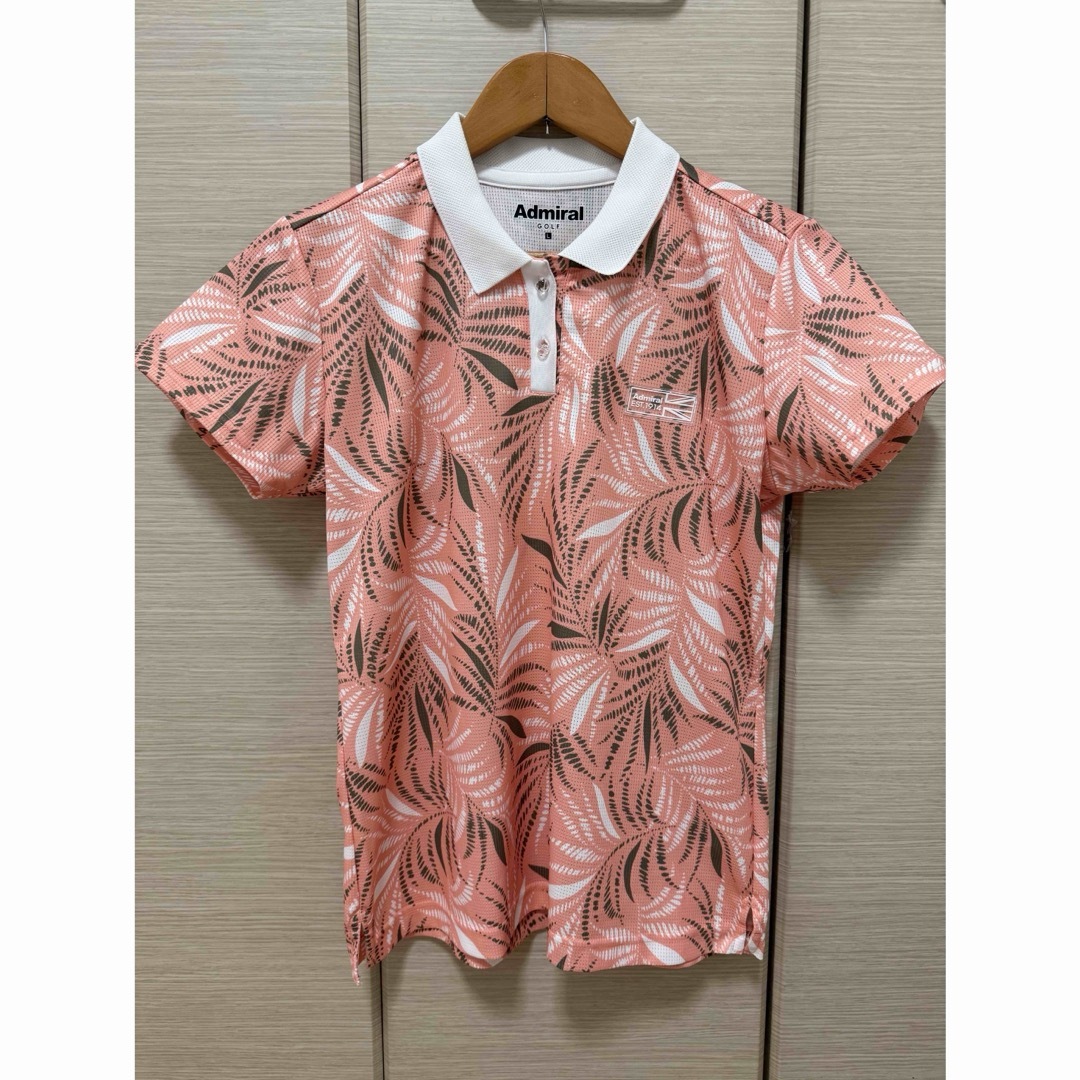 Admiral - 新品未使 Admiral ポロシャツ レディース サーモンピンクの