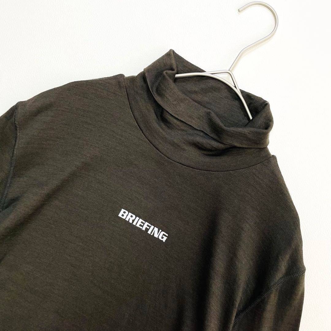 BRIEFING - 6415 ブリーフィング タートルネック 薄手ニット ウール