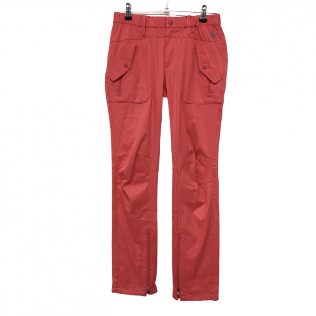 PEARLY GATES - パーリーゲイツ パンツ レッド 裾ジップ・ドローコード