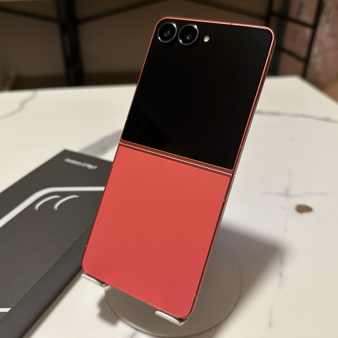 Galaxy - Galaxy Z Flip7 コーラルレッド 256GB SIMフリー の通販 by