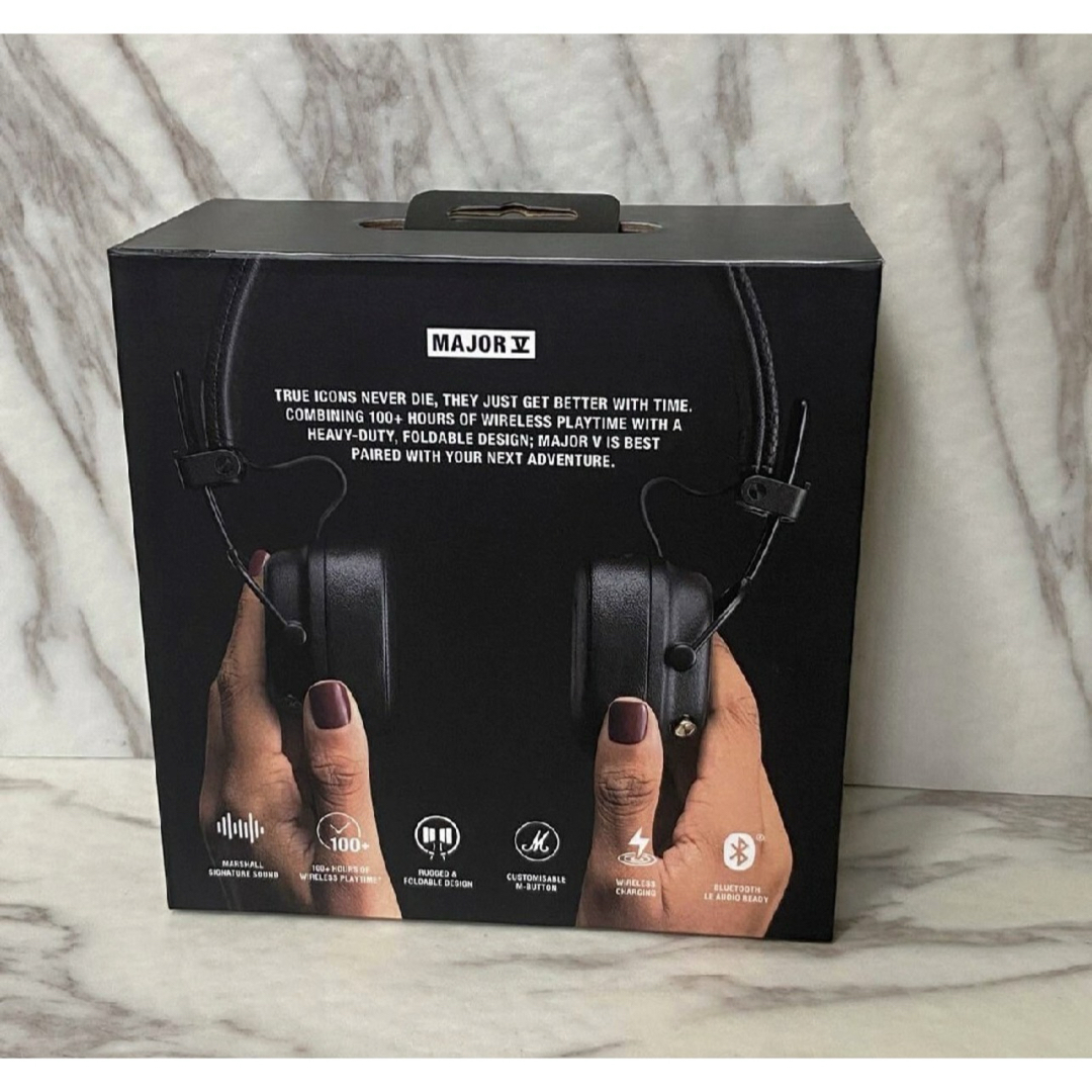 新品未開封 marshall major V ブラックの通販 by ミンミン｜ラクマ