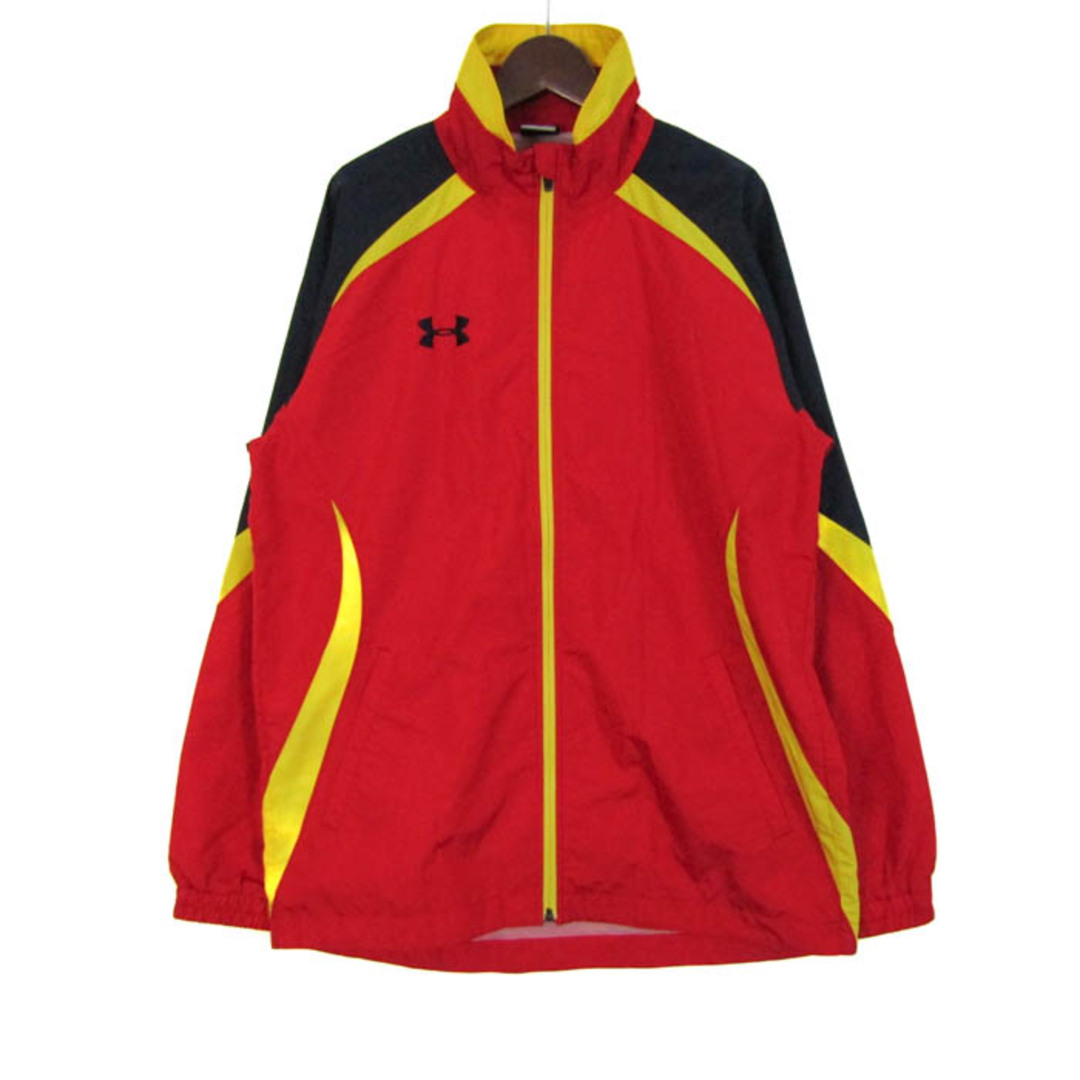 アンダーアーマー ナイロンジャケット ウインドブレーカー アウター 赤