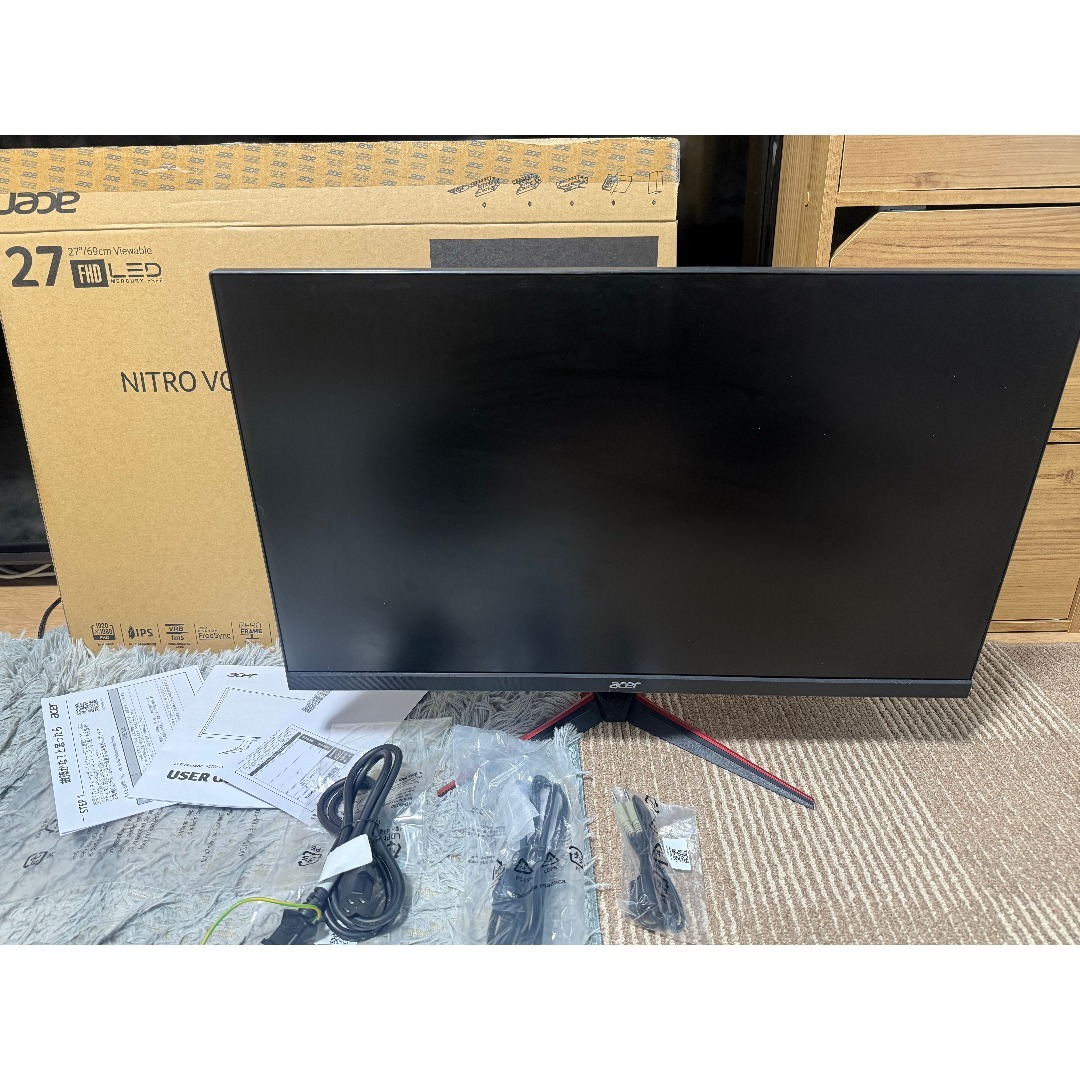 Acer - 【Used:元箱あり】Acer 27型 ゲーミングモニター VG270bmiixの