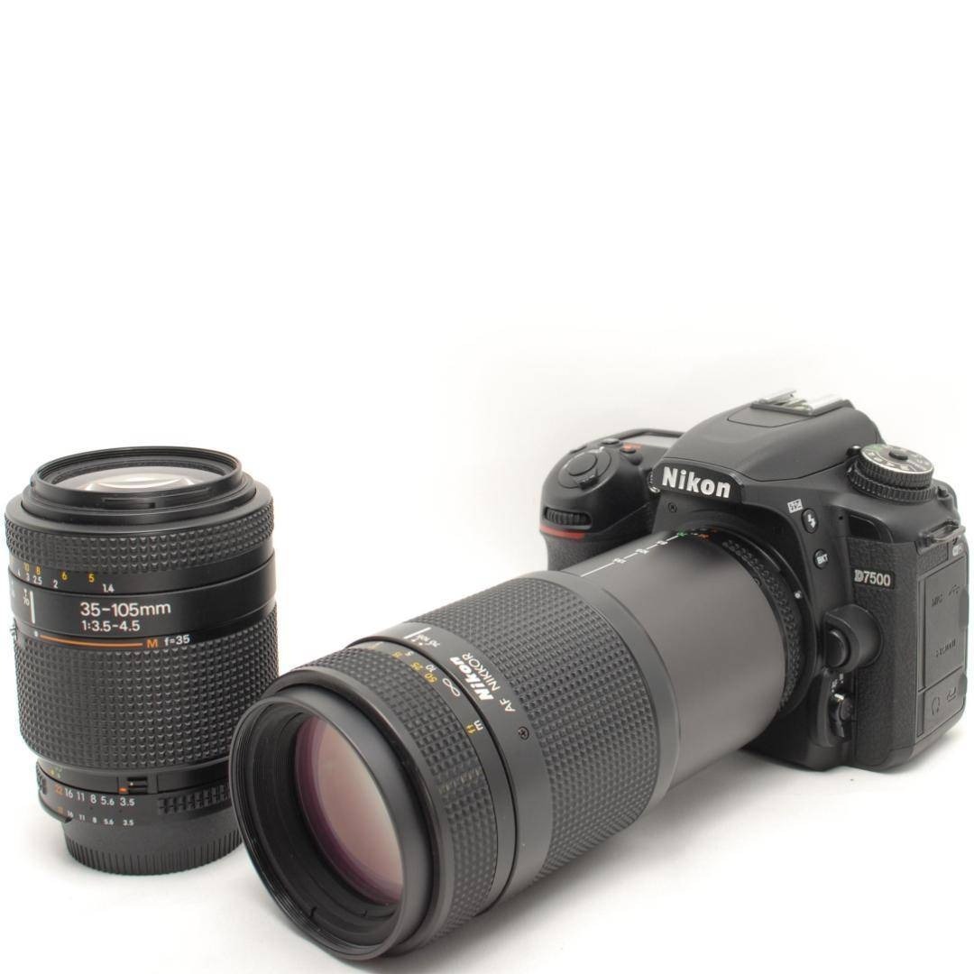 Nikon - ☘️美品✨2088万画素☘️Nikon D7500 望遠ダブルレンズキット