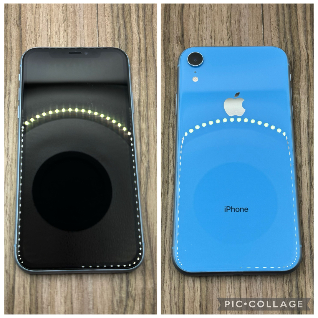iPhone - iPhoneXR ブルー 128GB SIMフリー 新品バッテリーの通販 by