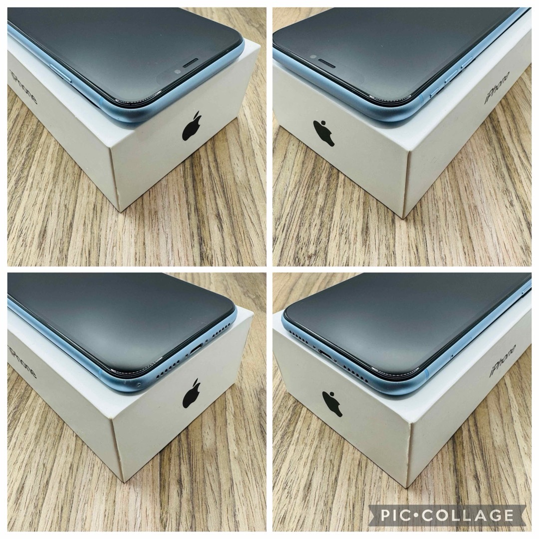iPhone - iPhoneXR ブルー 128GB SIMフリー 新品バッテリーの通販 by