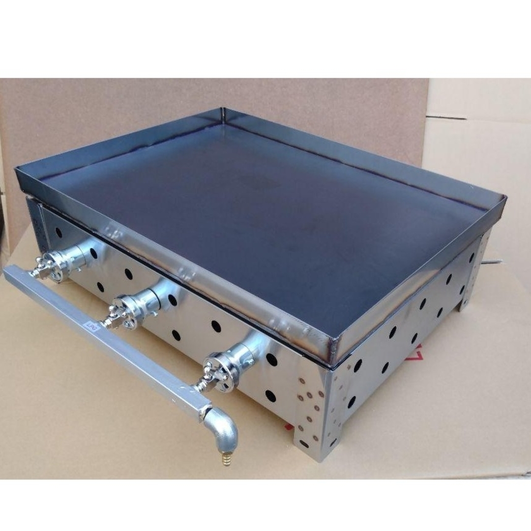 未使用品 極厚6ミリ プロパンガス グリドル 幅60cm 全周フチ キッチン