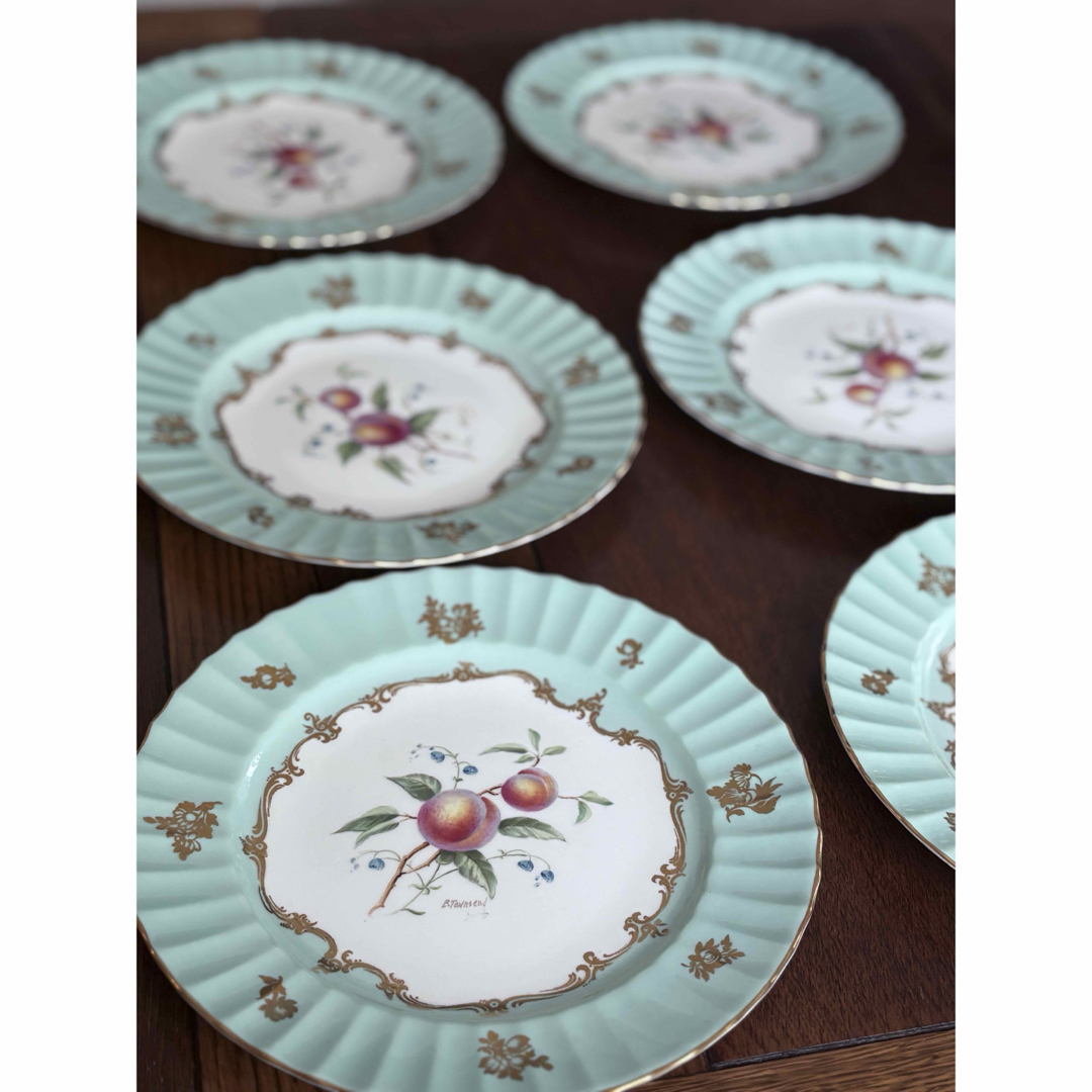 Royal Worcester - ロイヤルウースターのフルーツ柄のデザートプレート