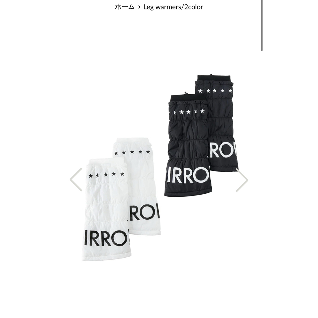 mirror9 - mirror9 ゴルフ レッグウォーマー 元値9,900円の通販 by