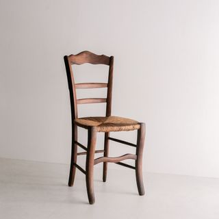 Brocante - フランスアンティーク ラッシュ編みチェア ブロカント 無垢