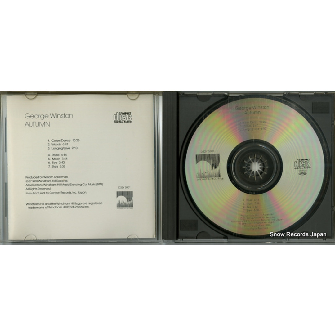 CD】ジョージ・ウィンストン オータム D32Y5001の通販 by スノー