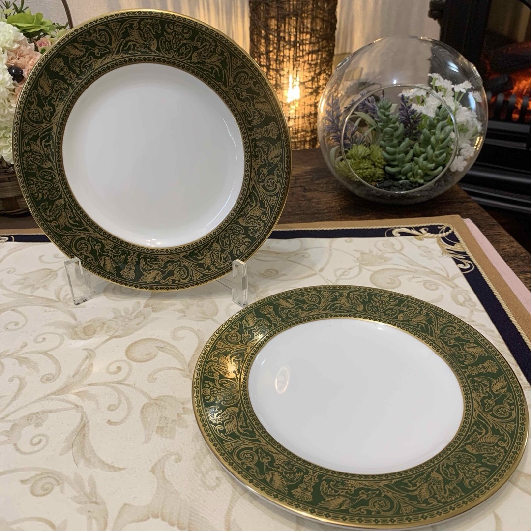 WEDGWOOD - 未使用 ウェッジウッド フロレンティーン グリーン