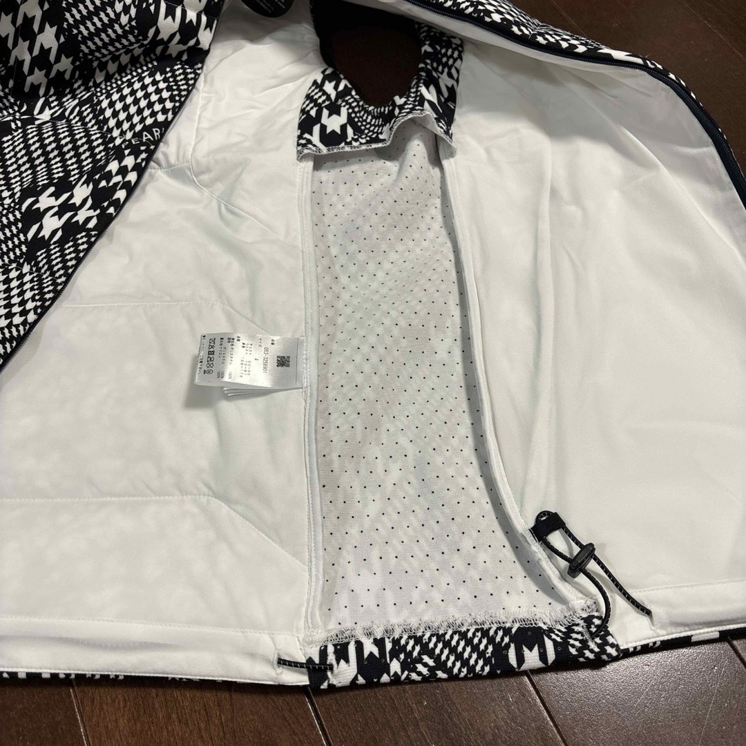 パーリーゲイツTEXBRID20GダンボールJQ千鳥柄ベストサイズ4 PEARLY