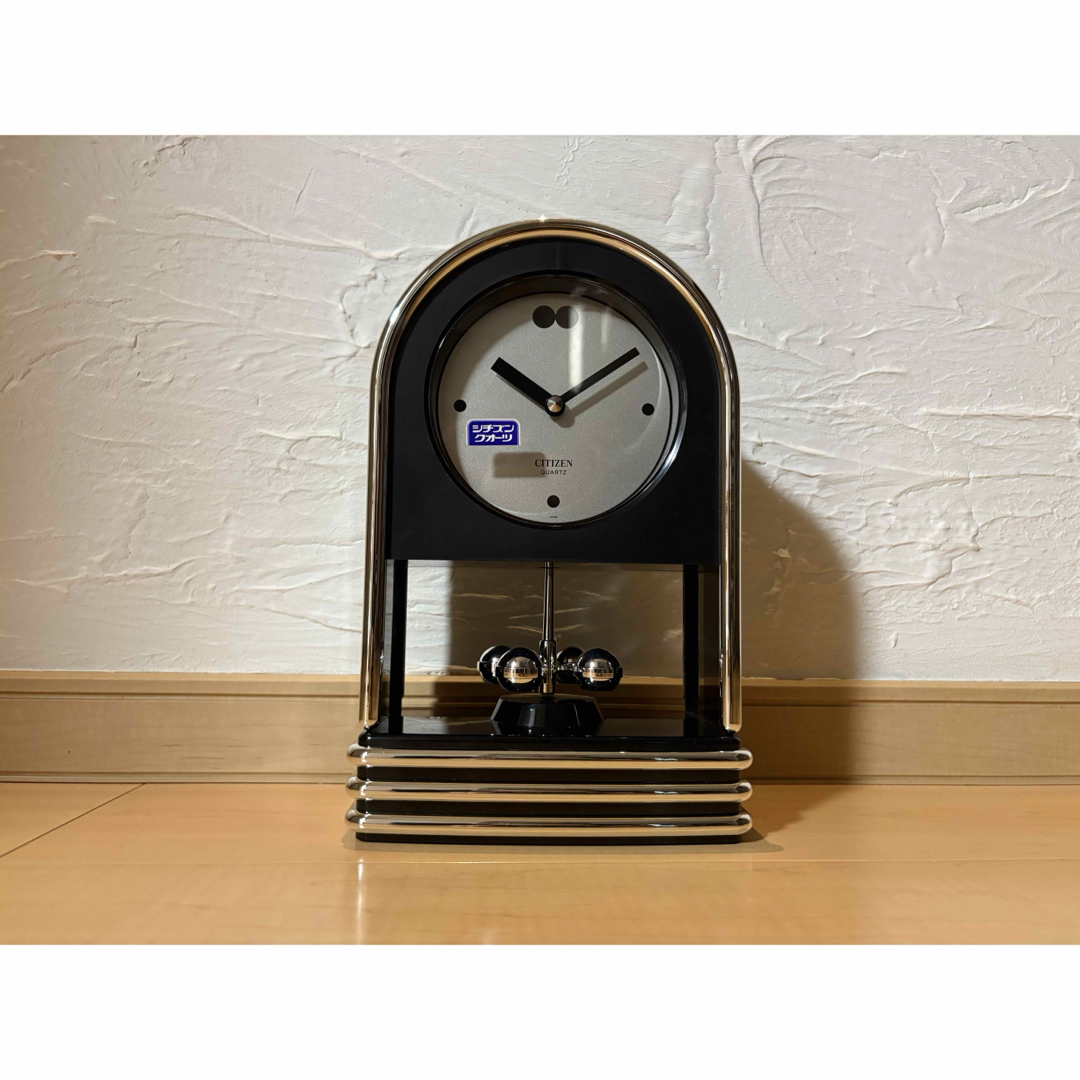 未使用 80's シチズン ブラックスキー4RG842 置き時計の通販 by まるは
