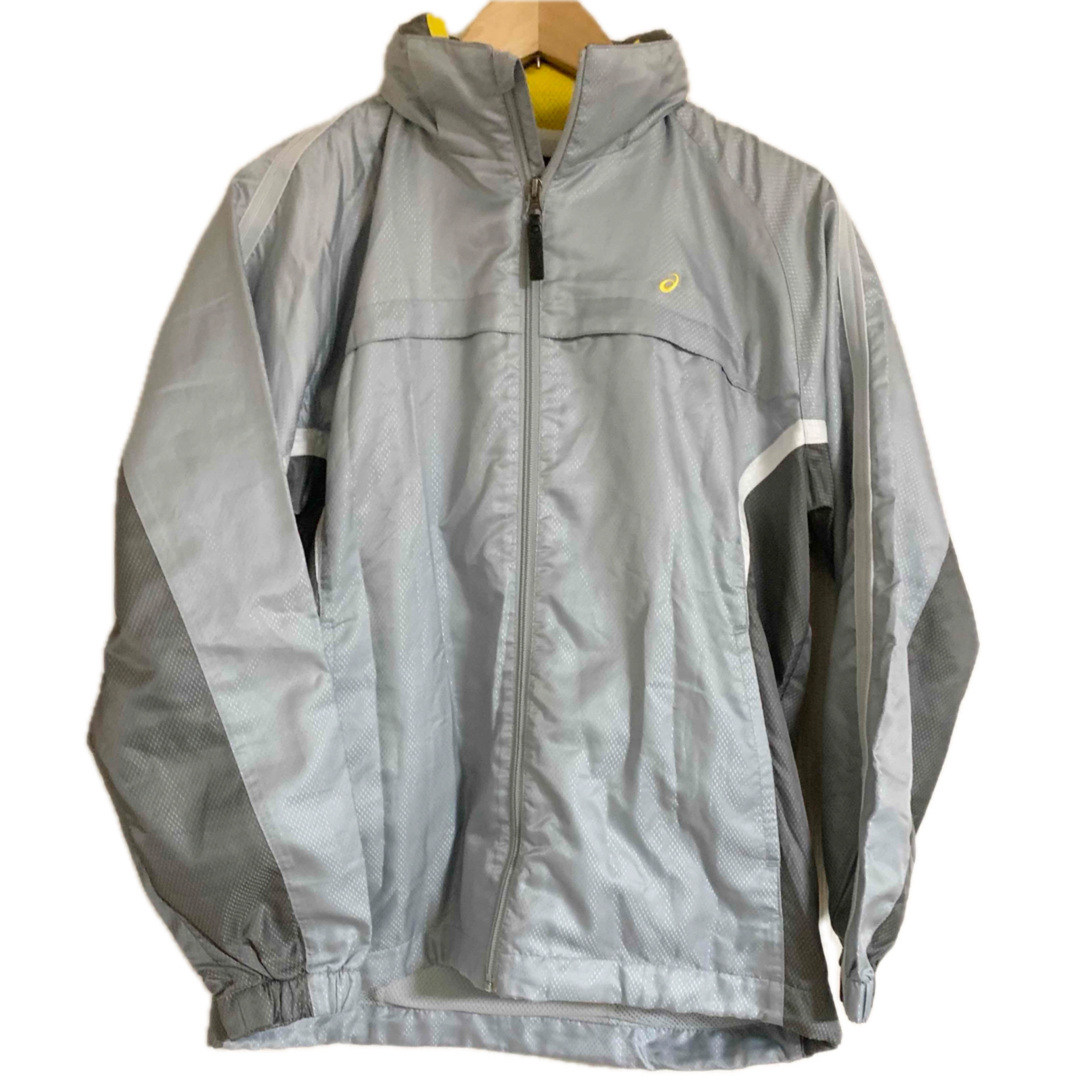 asics - asicsナノテックス反射材付ウィンドブレーカー シルバー