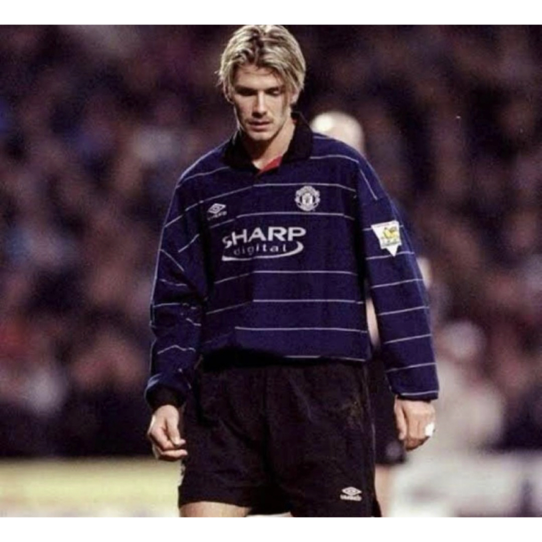 UMBRO - 99-00 ベッカム マンチェスターユナイテッド 長袖ユニフォーム