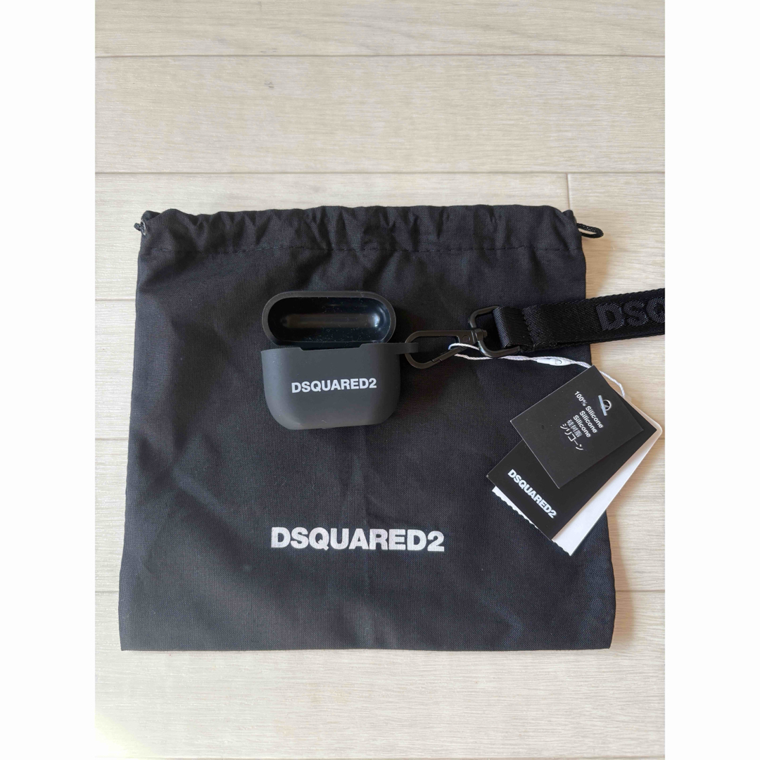 DSQUARED2 - 【未使用品】 DSQUARED2 AirPods Pro ケース シリコン 黒