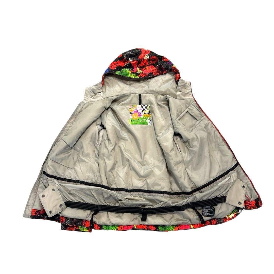 BURTON - バートン スノボジャケット S 花柄 WB METHODJK レディースの
