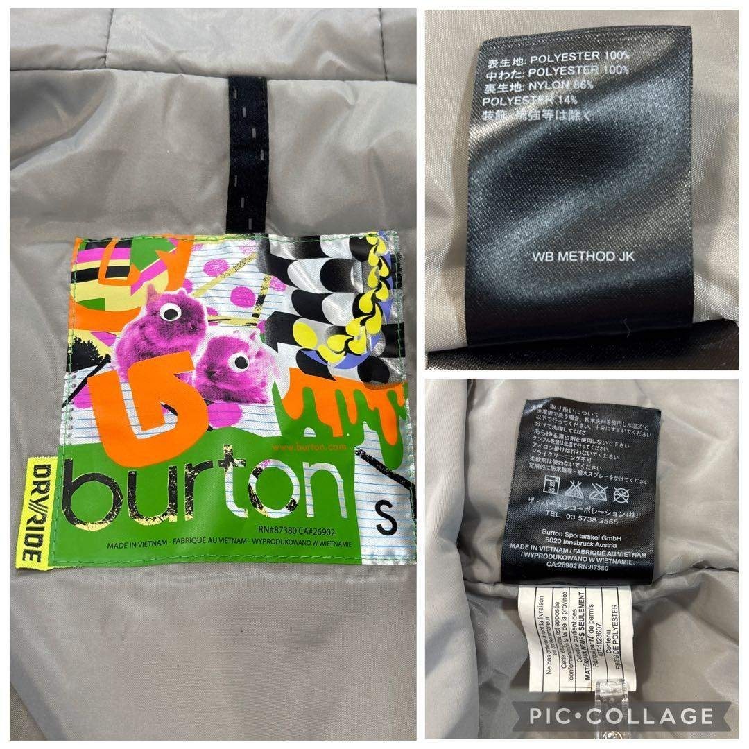 BURTON - バートン スノボジャケット S 花柄 WB METHODJK レディースの