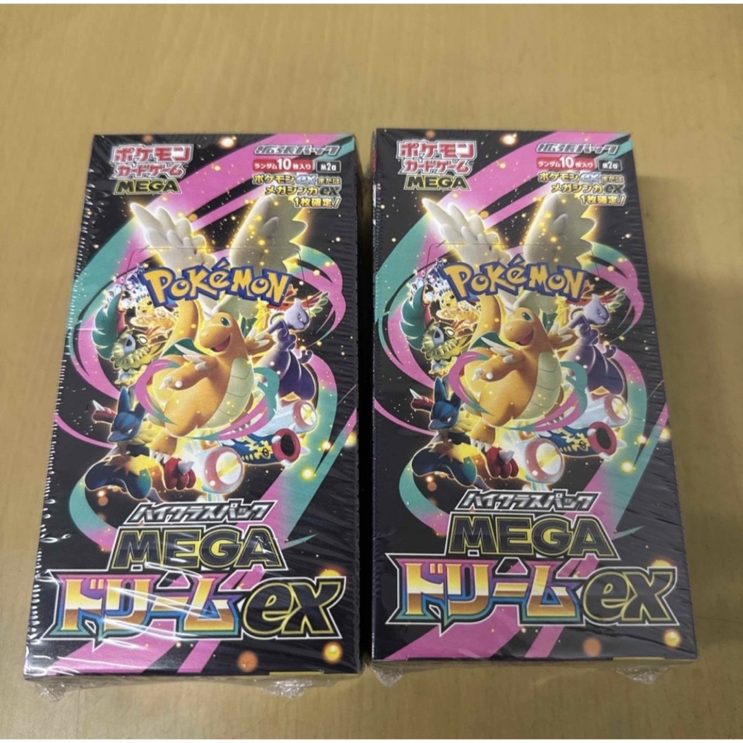 ポケモンカードゲーム MEGAドリームex 2BOX シュリンク付き 新品未開封