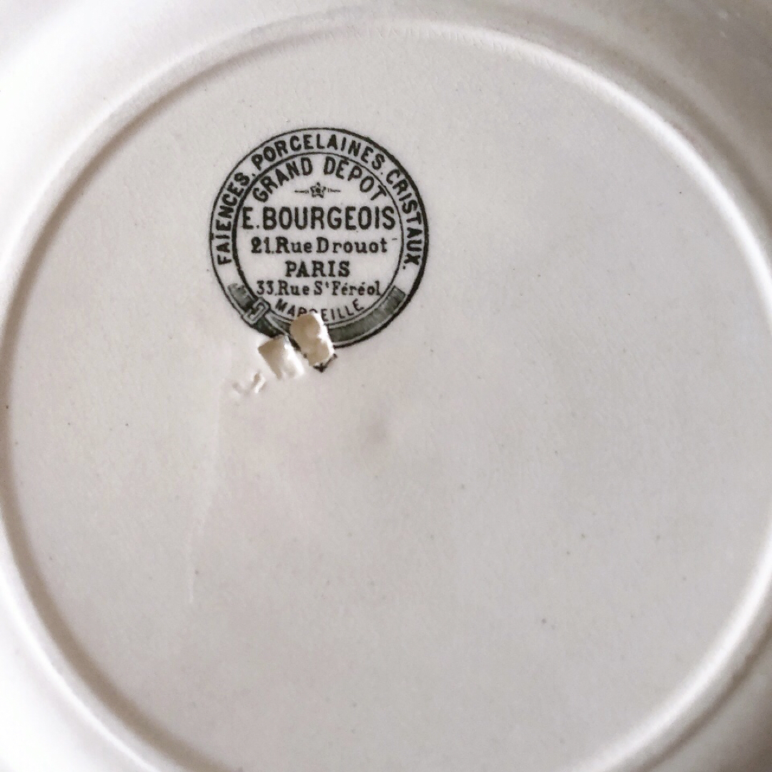グランデポ エミールブルジョワ ディナープレート C フランス