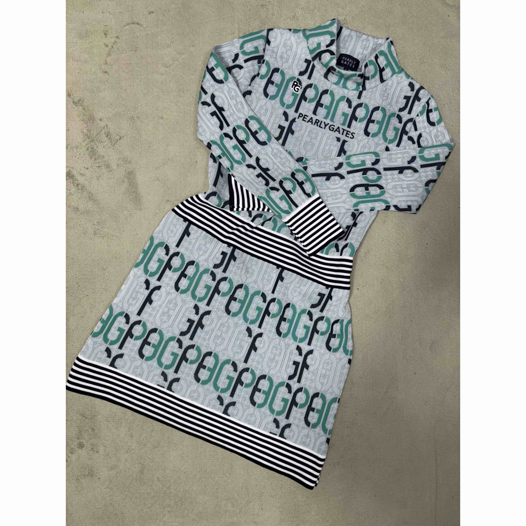 PEARLY GATES - （新品）パーリーゲイツ、アモッサロゴ クサリ柄