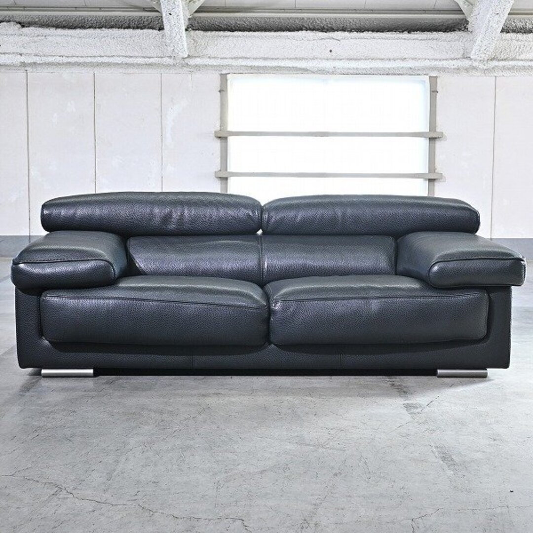 最高級 182万 Roche Bobois「Ultimate」3人掛け ソファ レザー モダン