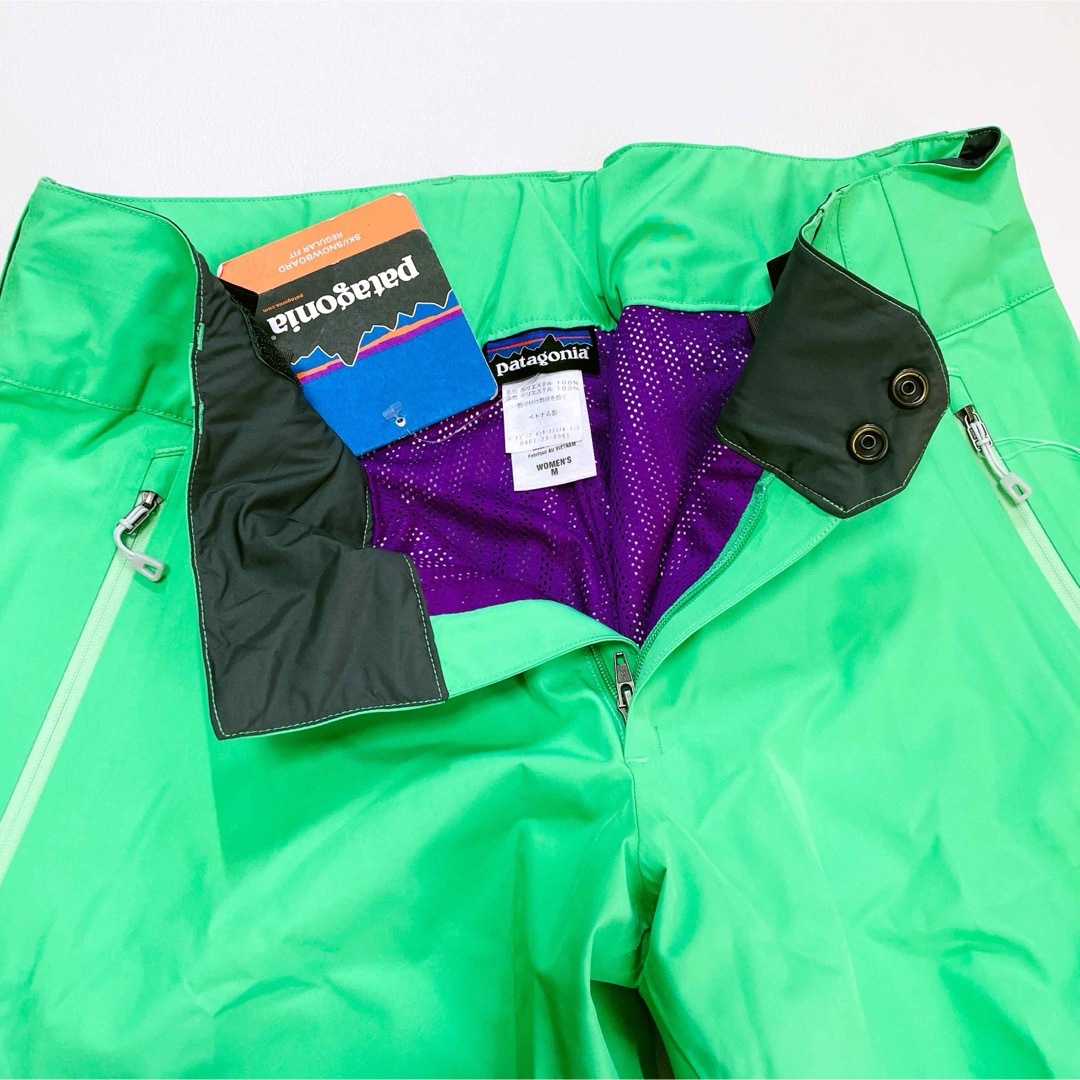 patagonia - 6632【タグ付】パタゴニア パンツ ゴアテックス グリーン